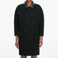 Black Double Breasted Coat