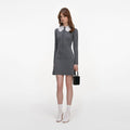 Grey Knit Mini Dress