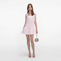 Pink Flower Taffeta Dress