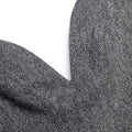 Grey Bandeau Herringbone Mini Dress