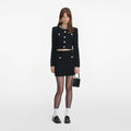 Black Crystal Trim Cardigan