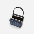 Navy Crystal Micro Bag