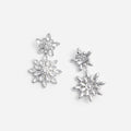 Crystal Tiered Earrings