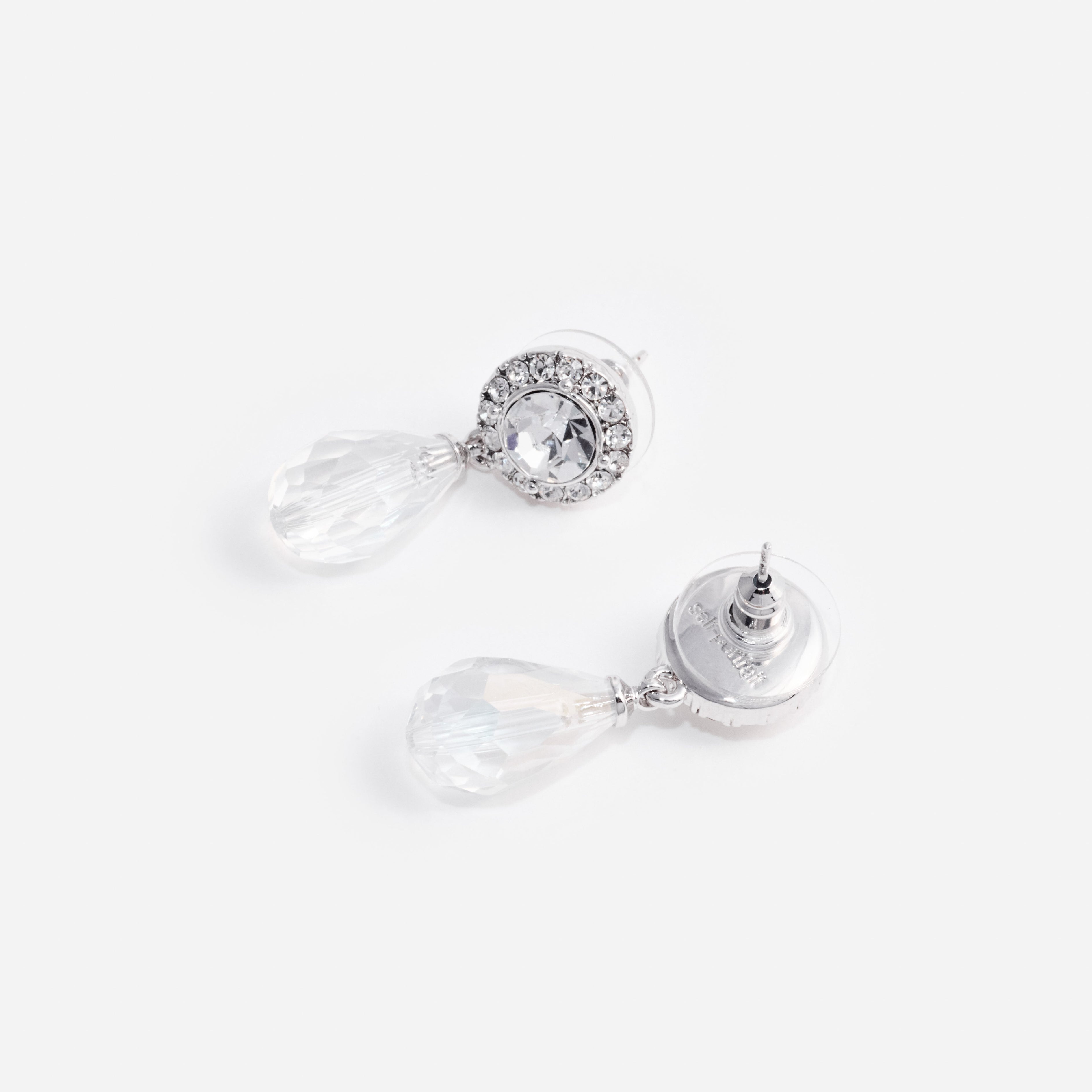 Mini Tiered Crystal Earrings