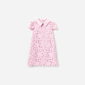 Pink Flower Lace Dress