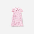Pink Flower Lace Dress