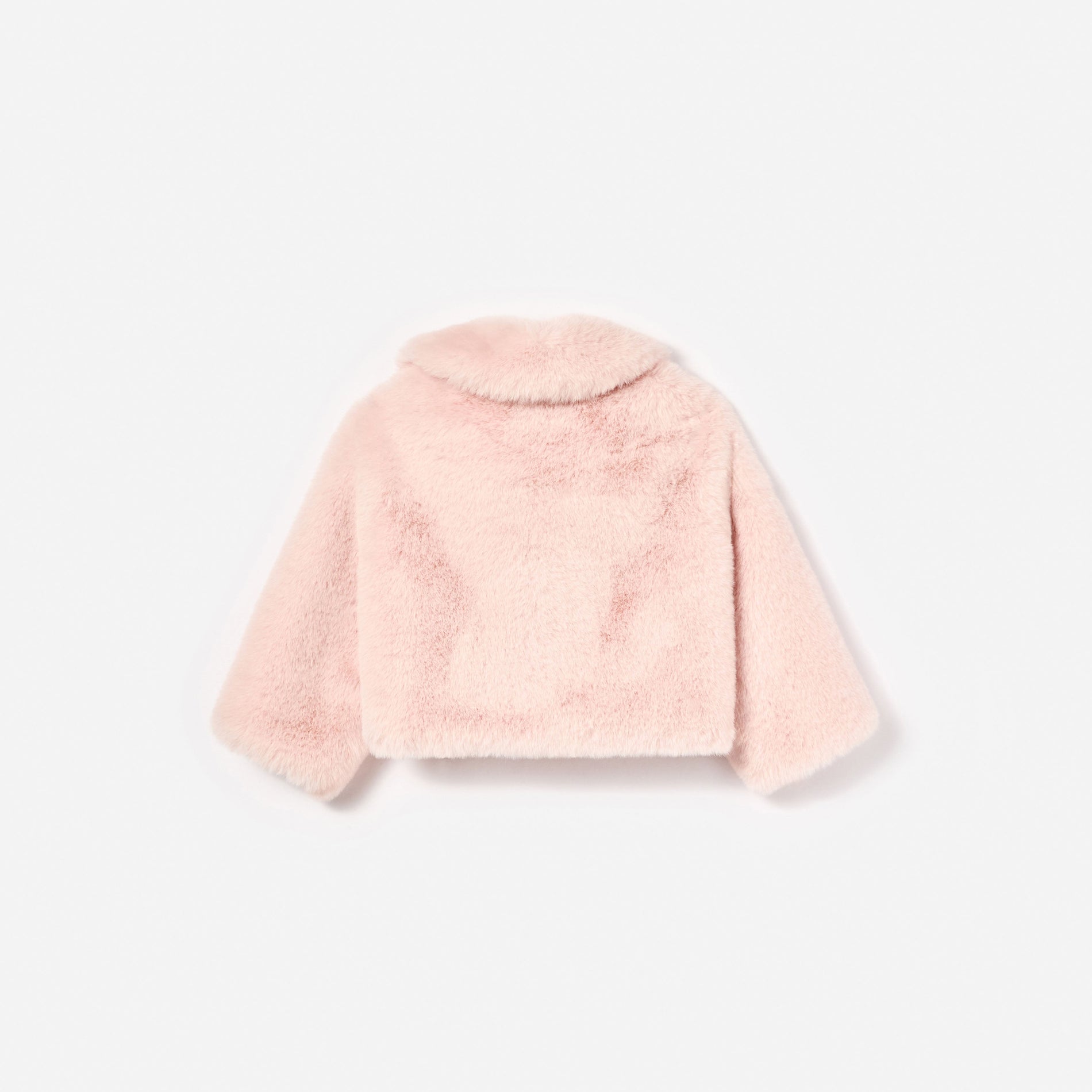 Pink Faux Fur Jacket