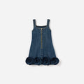 Denim Flower Dress