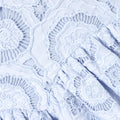Blue 3D Flower Lace Dress