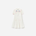 Cream Heart Knit Dress