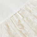 Cream Satin Tulle Flower Dress