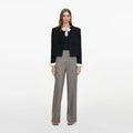 Brown Twill Tailored Trousers
