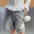 Cream Satin Embroidered Oval Clutch Bag