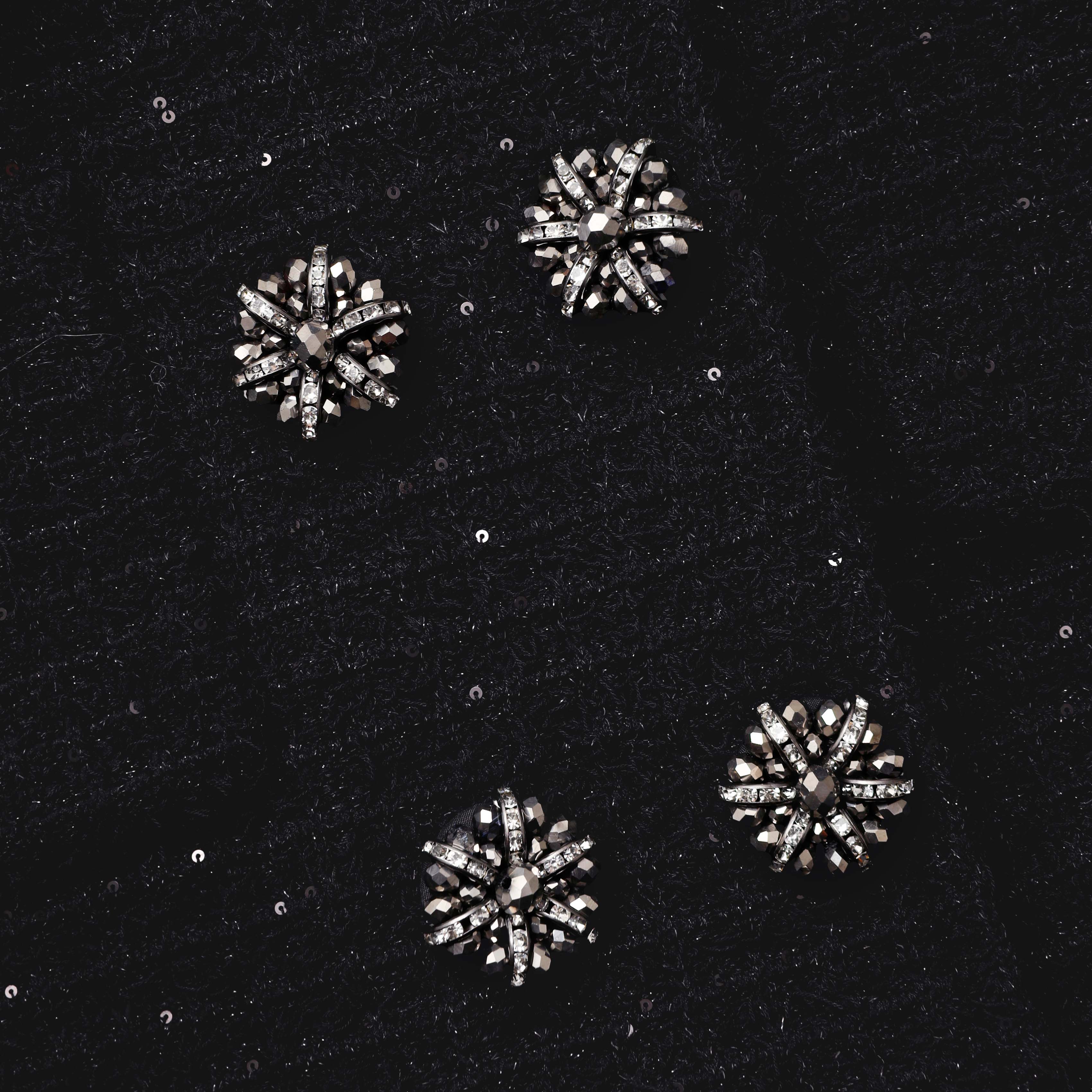 Black Textured Knit Jacket