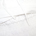 White Cotton Sweetheart Midi Dress