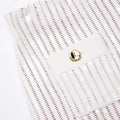 White Sequin Crochet Mini Skirt