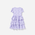 Lilac Butterfly Lace Dress