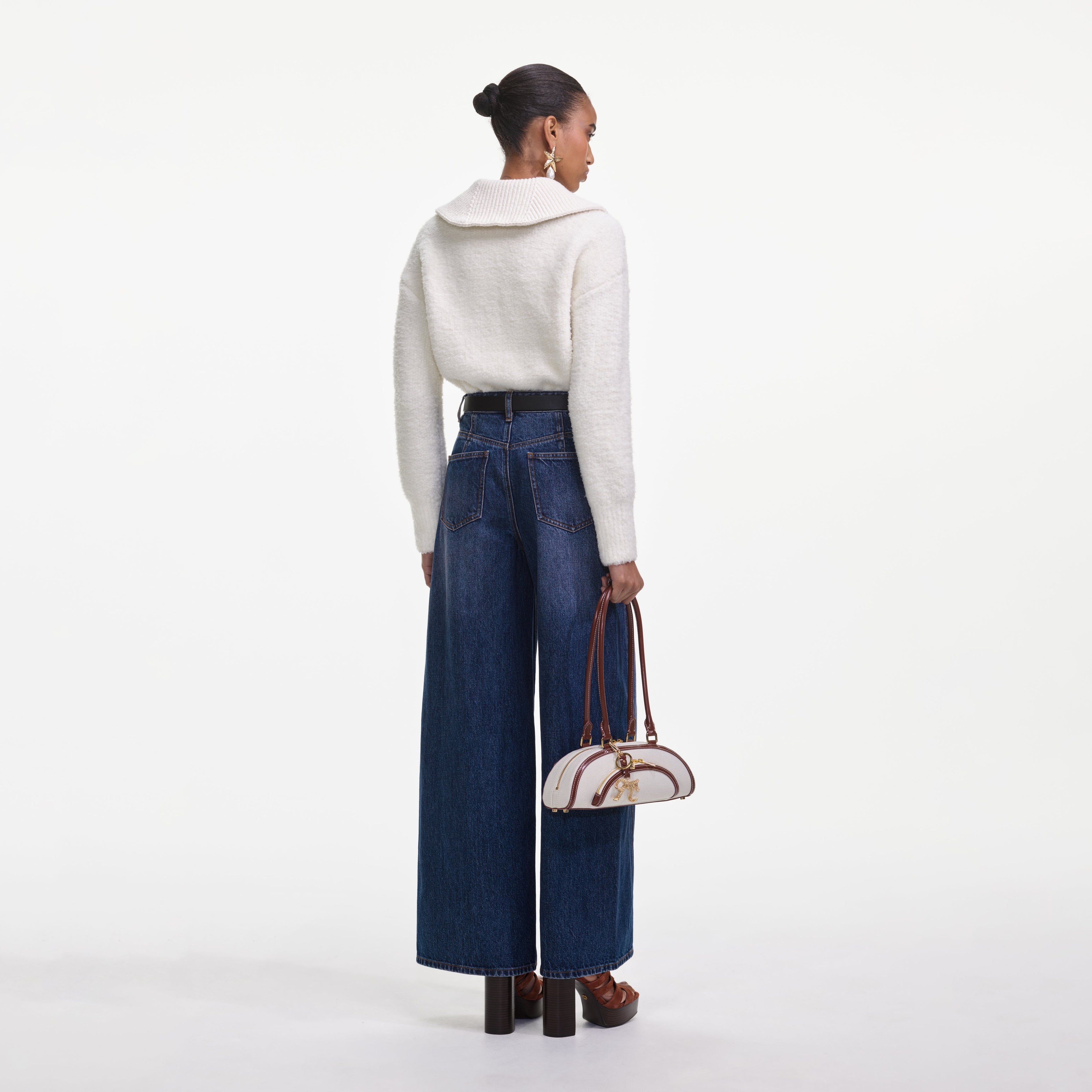 Bleached Denim Jeans