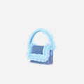 Blue Crystal Lace Detail Bag