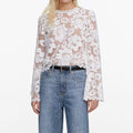 White Crochet Lace Top