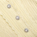 Yellow Pointelle Cardigan