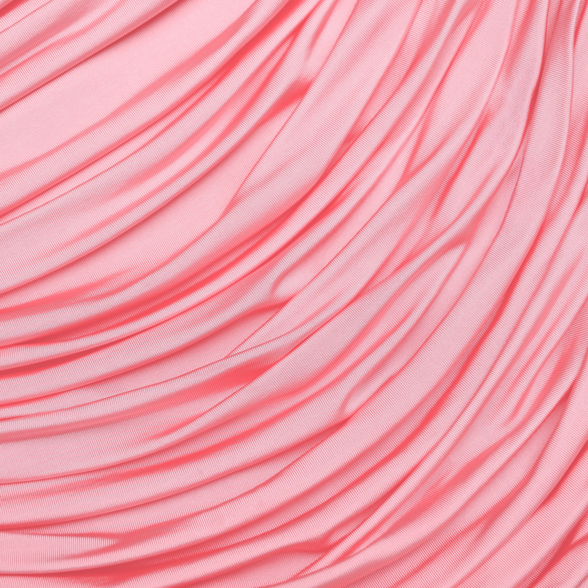 A close up of the fabric for the Pink Jersey Gathered Maxi Skirt