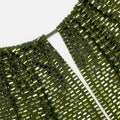 Olive Rhinestone Mini Dress