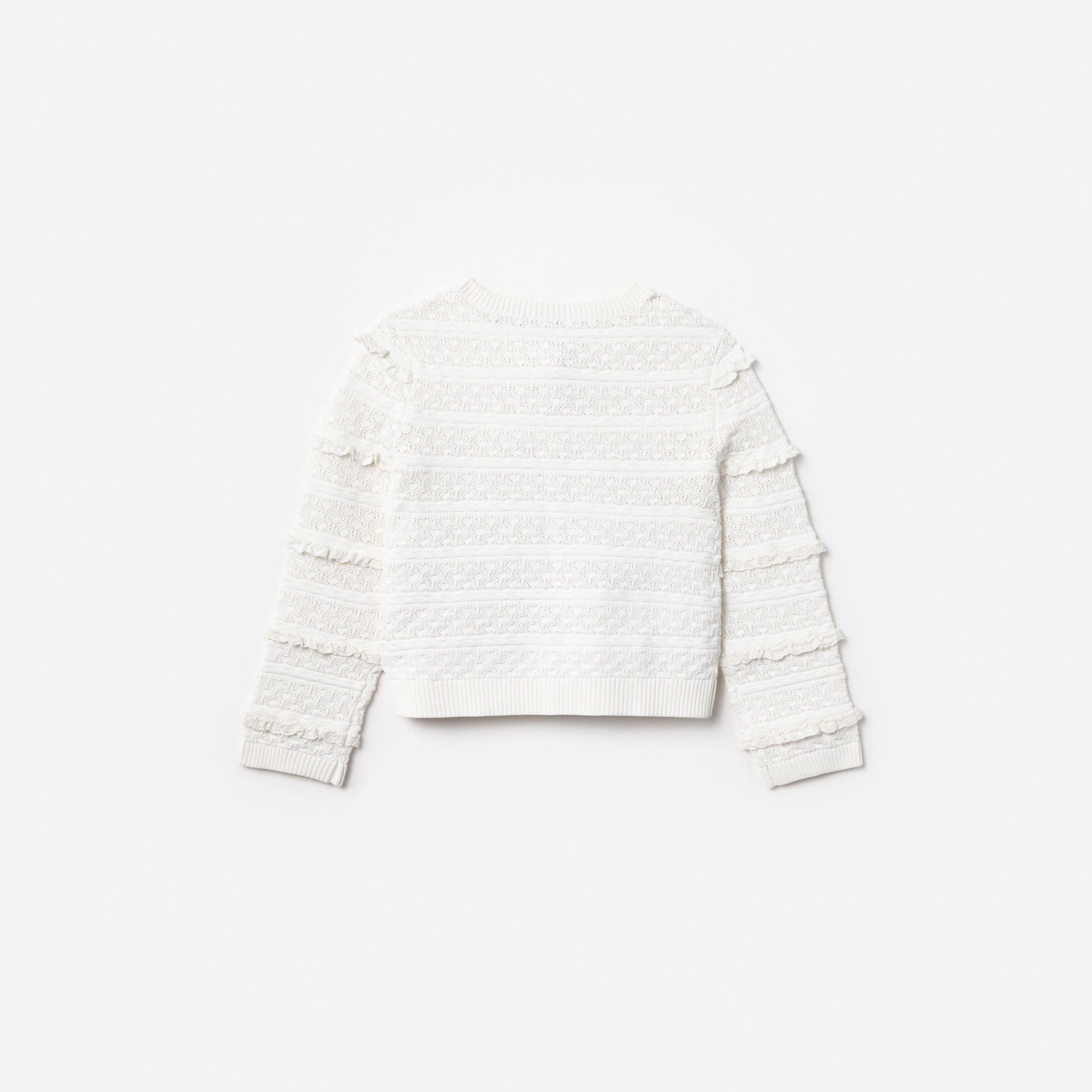 Cream Cherry Motif Cardigan