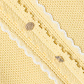 Yellow Pointelle Frill Cardigan