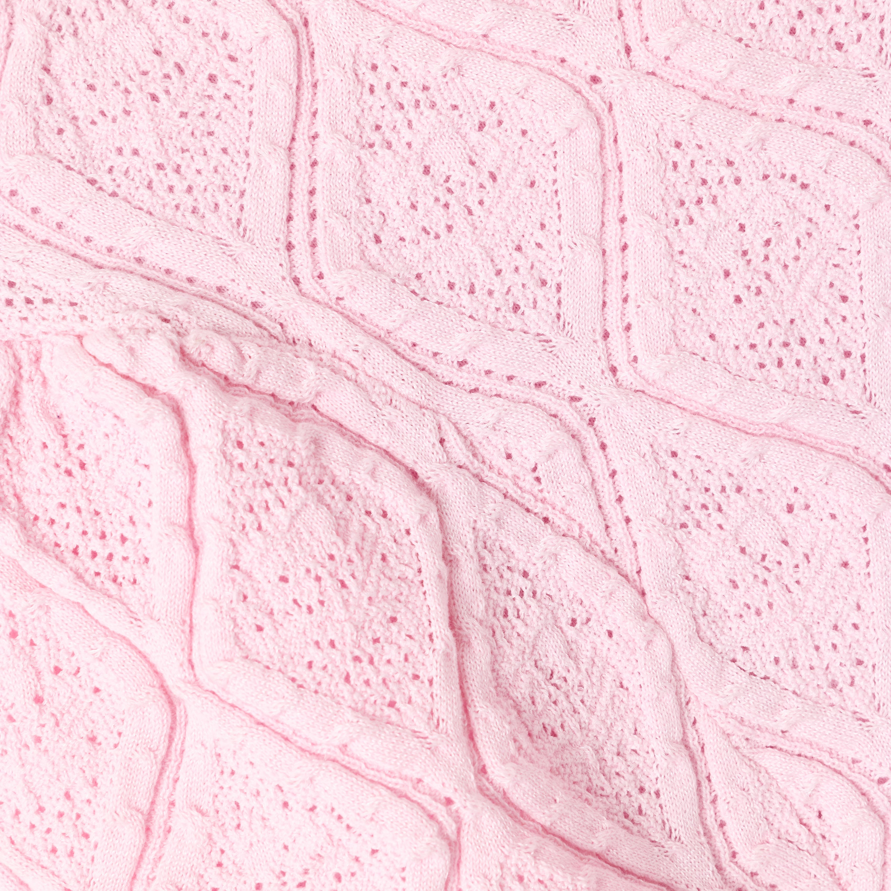 Pink Lace Bow Knit Skirt