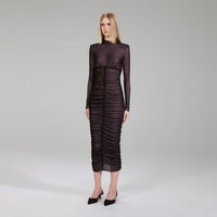 Double Mesh Midi Dress