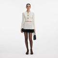 Cream Wool Cardigan