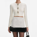Cream Wool Cardigan