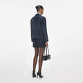 Navy Suede Jacket