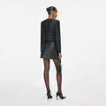 Black Leather Mini Skirt