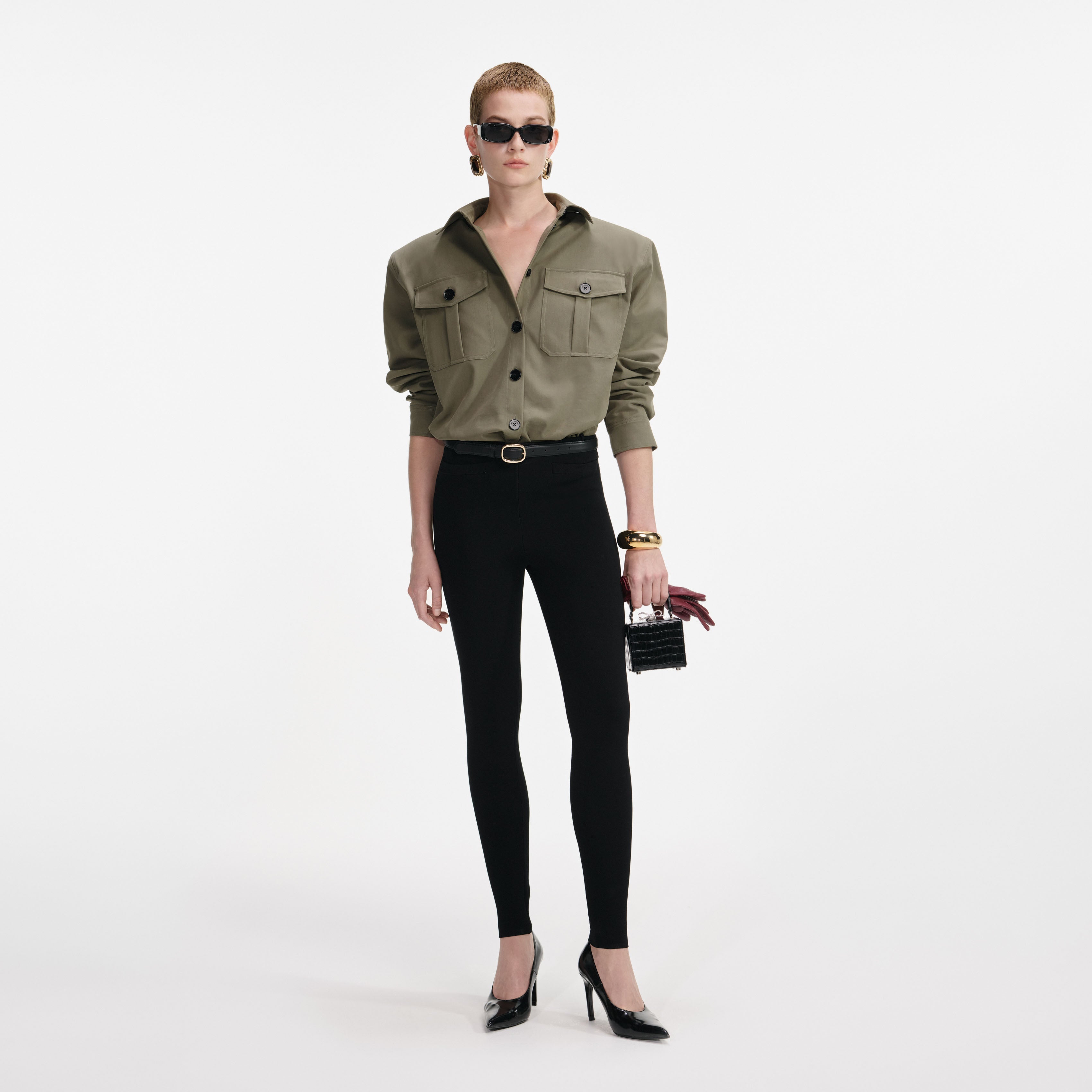 Green Cotton Shirt