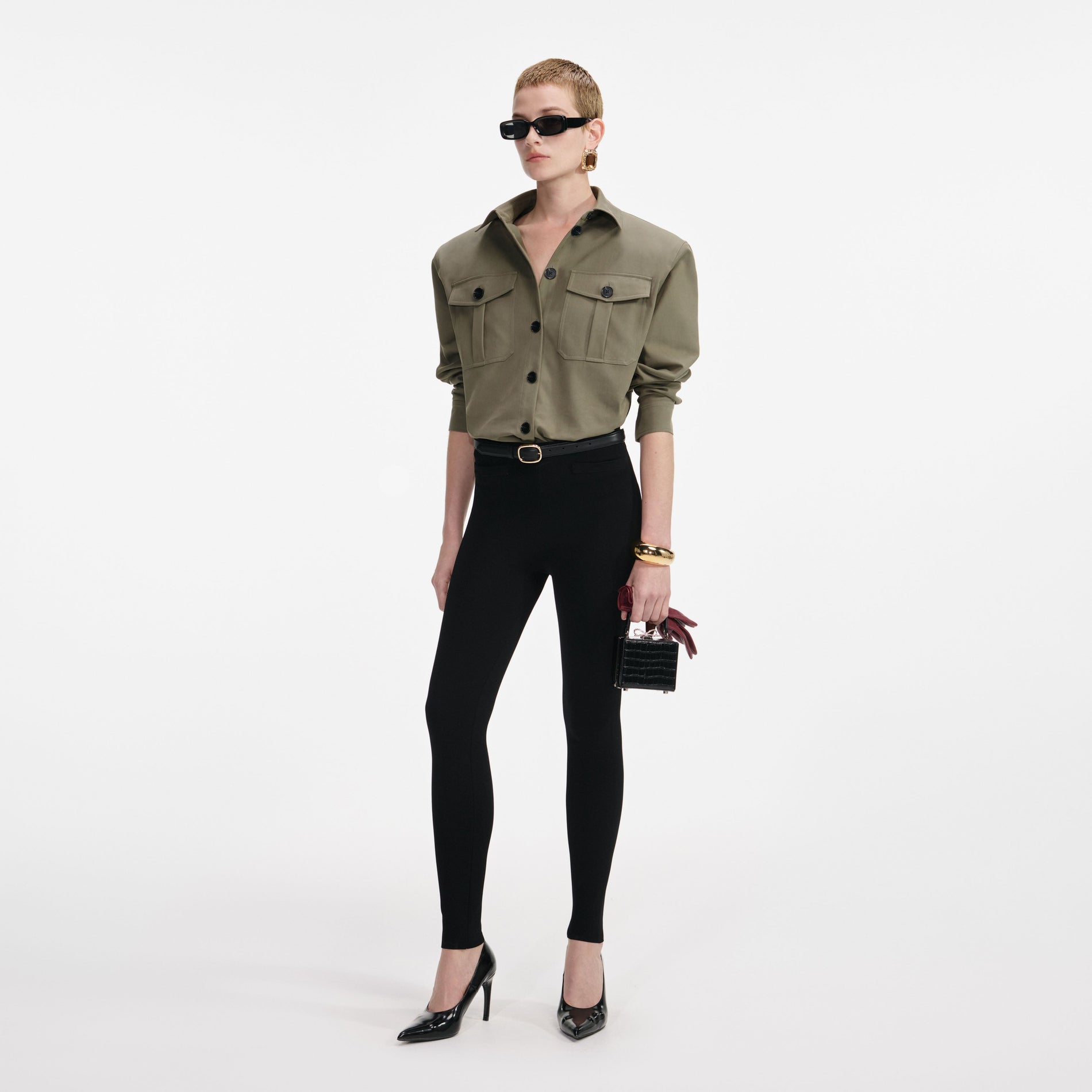 Green Cotton Shirt