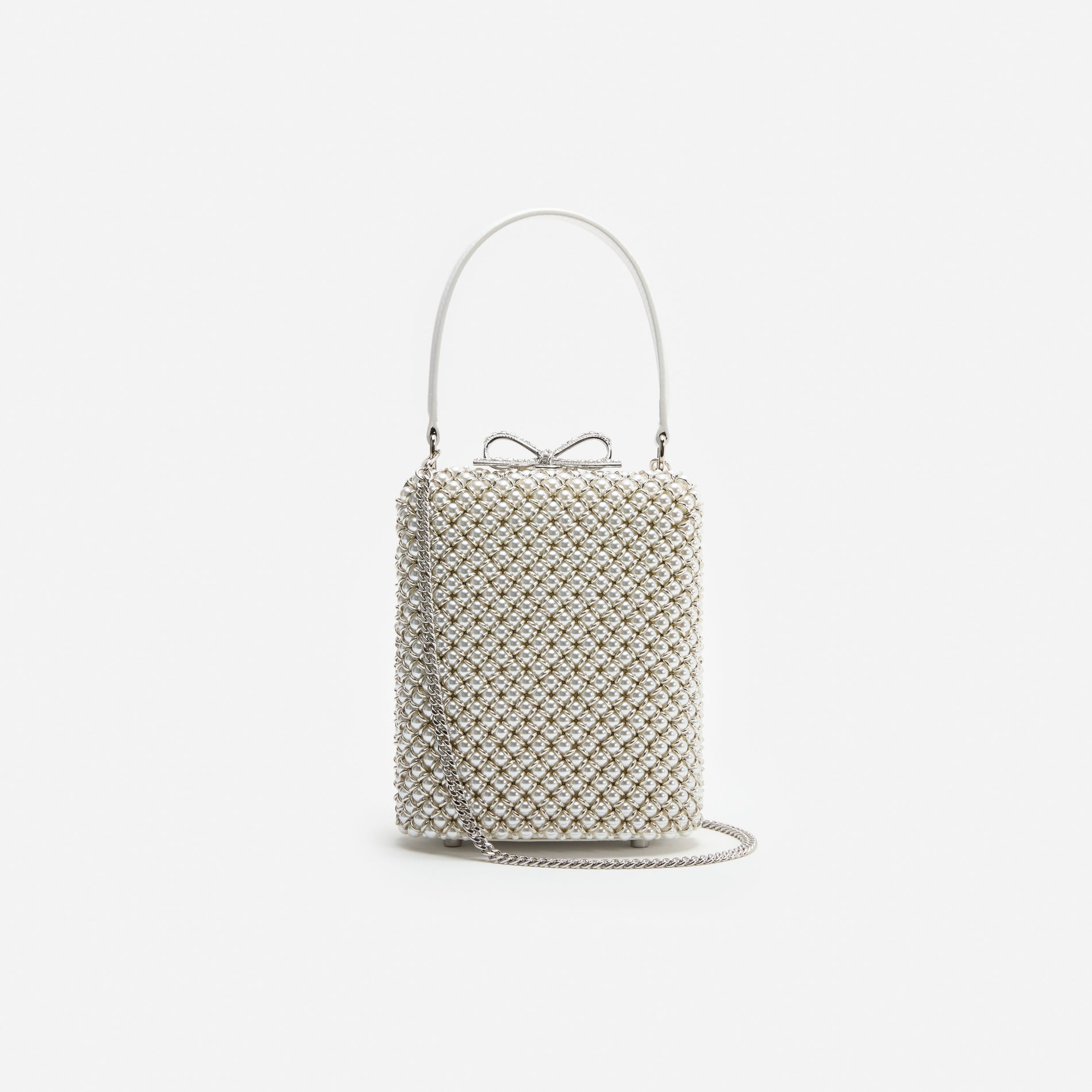 Pearl Embellished Mini Bag