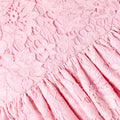 Pink Floral Lace Dress