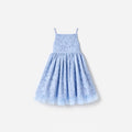 Blue Floral Lace Dress