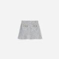Grey Knit Skirt