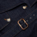 Indigo Denim Trench Coat