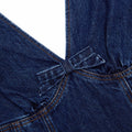 Denim Flared Mini Dress
