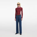 Blue Straight Leg Jeans