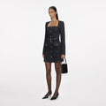 Indigo Denim Long Sleeve Mini Dress