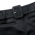 Black Satin Shorts