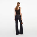 Black Lace Corset Top