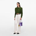 Cream Satin Trousers