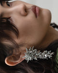 Silver Beaded Dangle Earring