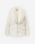 White Faux Fur Coat
